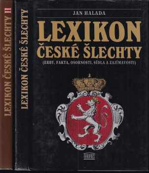 Jan Halada: Lexikon české šlechty