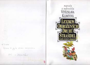 Vítězslava Klimtová: Lexikon ohrožených druhů strašidel lesních, lučních a domácích