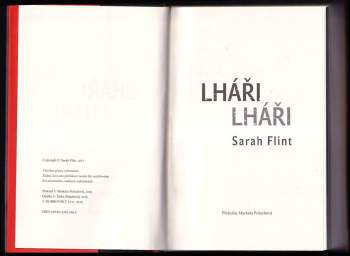Sarah Flint: Lháři, lháři