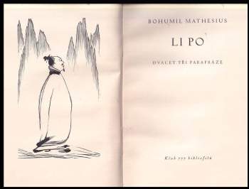 Bohumil Mathesius: Li Po