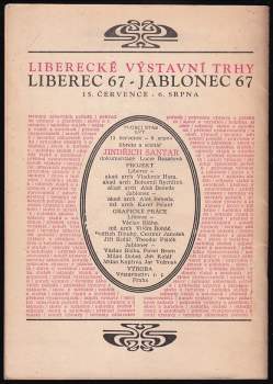 Milan Schulz: Liberecké výstavní trhy - Liberec 67 - Jablonec 1967