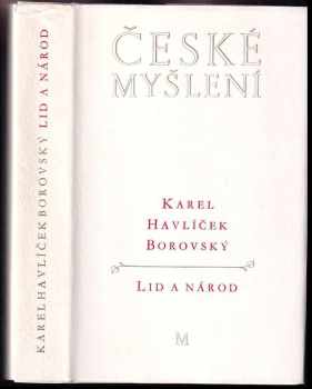 Karel Havlíček Borovský: Lid a národ : úvahy a články z let 1845-1851