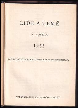 Lidé a země, KOMPLETNÍ ROČNÍK IV.