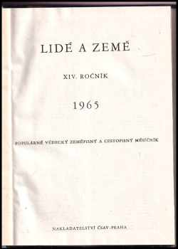 Vlastislav Häufler: Lidé a země: Populárně vědecký zeměpisný a cestopisný měsíčník - Ročník VII. 1958 - XIV. 1965