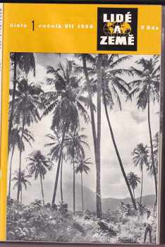 Rudolf Málek: Lidé a země - Populárně vědecký zeměpisný a cestovní měsíčník - ročník VII. - čísla 1 - 10 - KOMPLETNÍ ROČNÍK