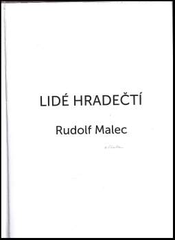 Rudolf Malec: Lidé hradečtí