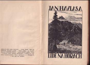 Jan Havlasa: Lidé na horách