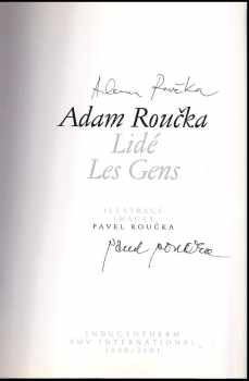 Adam Roučka: Lidé - podpis autorů