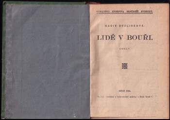 Marie Kyzlinková: Lidé v bouři
