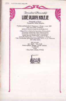 Jaroslav Pacovský: Lidé, vlaky, koleje