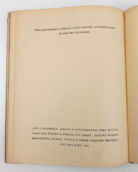 Ferdinand Bučina: Lidé z Javorníka
