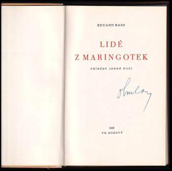 Eduard Bass: Lidé z maringotek