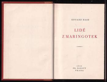 Eduard Bass: Lidé z maringotek