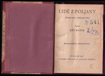 Jiří Marek: Lidé z Poljany