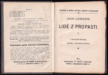 Jack London: Lidé z propasti