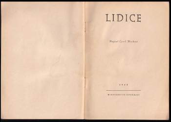 Cyril Merhout: Lidice