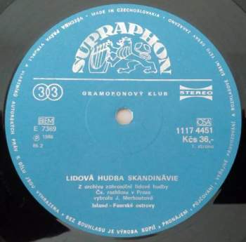 Various: Lidová Hudba Skandinávie (2xLP)