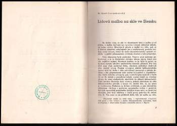 Karel Černohorský: Lidová malba na skle ve Slezsku