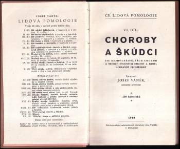 Josef Vaněk: Lidová pomologie