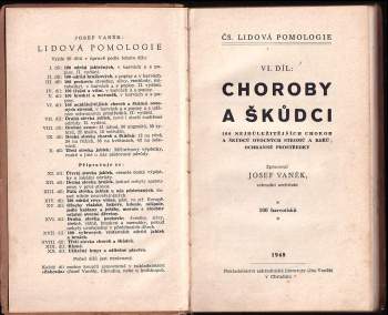 Josef Vaněk: Lidová pomologie