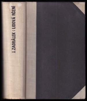 Jaroslav Zaorálek: Lidová rčení