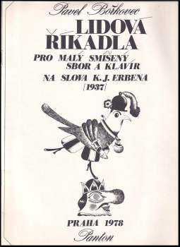 Karel Jaromír Erben: Lidová říkadla pro malý smíšený sbor a klavír
