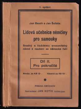 Lidová učebnice jazyka německého pro samouky
