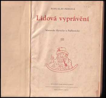 Bohuslav Pernica: Lidová vyprávění