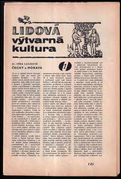Věra Laudová: Lidová výtvarná kultura