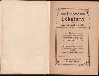 E. Löffler: Lidové lékařství