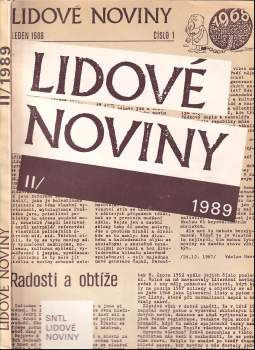Lidové noviny 1989 : II (1990, Nakladatelství Lidové noviny) - ID: 830393
