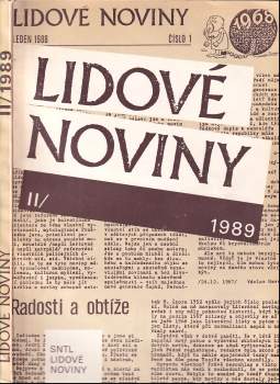 Lidové noviny 1989