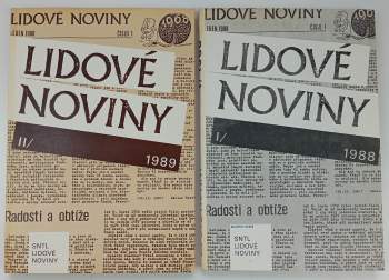 Lidové noviny - I. (1988) + II. (1989)