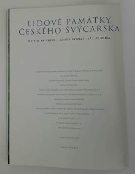 Natalie Belisová: Lidové památky Českého Švýcarska