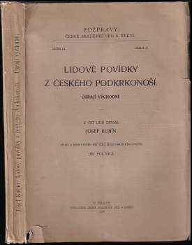 Lidové povídky z českého Podkrkonoší