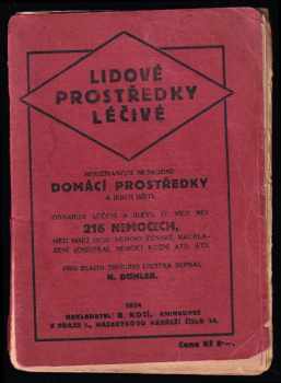 Lidové prostředky léčivé