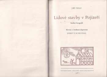 Jiří Šolc: Lidové stavby v Pojizeří