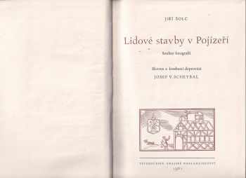 Jiří Šolc: Lidové stavby v Pojizeří : Soubor fotografií