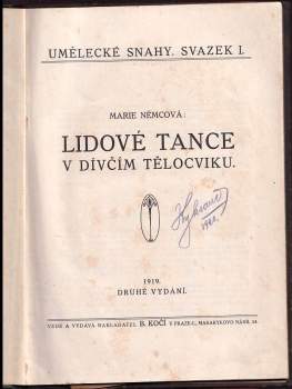 Marie Němcová: Lidové tance v dívčím tělocviku