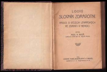 Karel Bulíř: Lidový slovník zdravotní