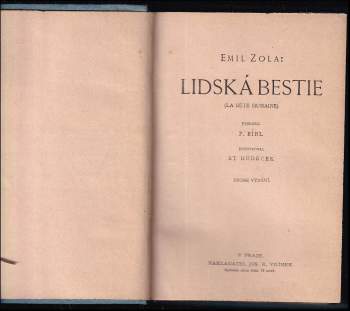 Émile Zola: Lidská bestie
