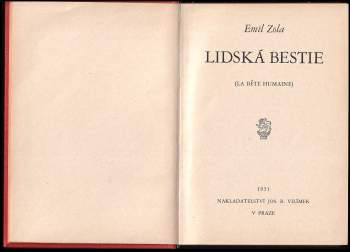 Émile Zola: Lidská bestie