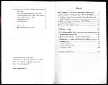 Paul Tillich: Lidské tázání po nepodmíněném