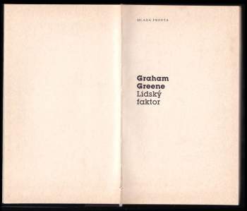 Graham Greene: Lidský faktor