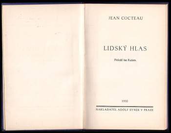 Jean Cocteau: Lidský hlas