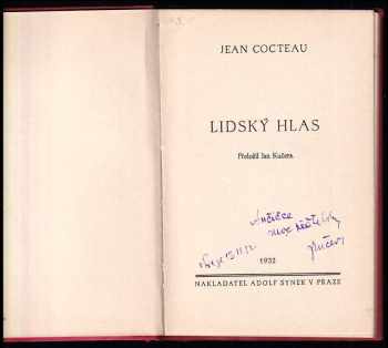 Jean Cocteau: Lidský hlas