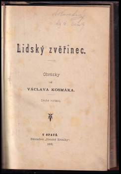 Václav Kosmák: Lidský zvěřinec