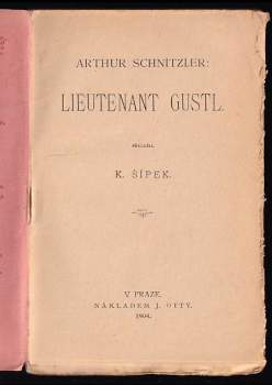 Arthur Schnitzler: Lieutenant Gustl