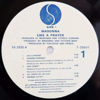 Madonna: Like A Prayer