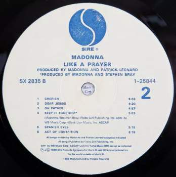 Madonna: Like A Prayer